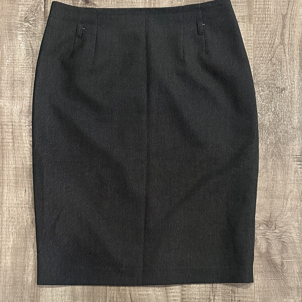 Amanda & Chelsea Charcoal Pencil Skirt